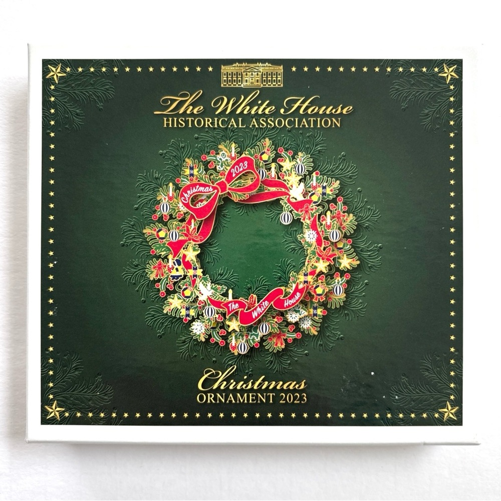 White House Historical Association 2023 Christmas Ornament Box Booklet